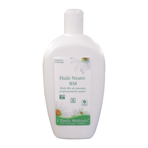 Huile neutre végétale bio flacon de 500 ml