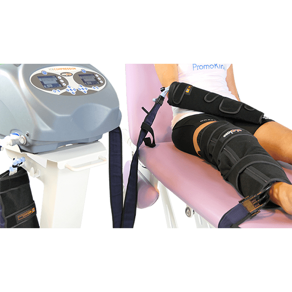 Ice compression duo 2 sorties livre avec manchon genou et cheville