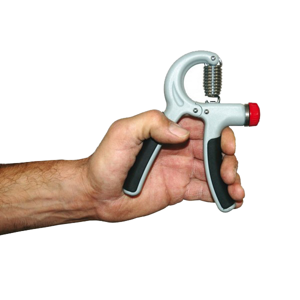 Hand grip gris ajustable de 10 a 40 kg