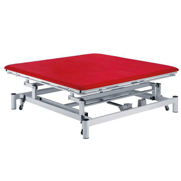 Table électrique Bobath Pro grand confort Ferrox 200x200 vérin 10000N (roulettes de série)