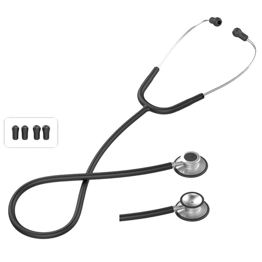 [CMARST00015] Stéthoscope simple pavillon pulse adulte noir