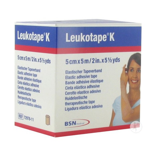 Tape Leukotape BSN médical 5 cm x 5 m