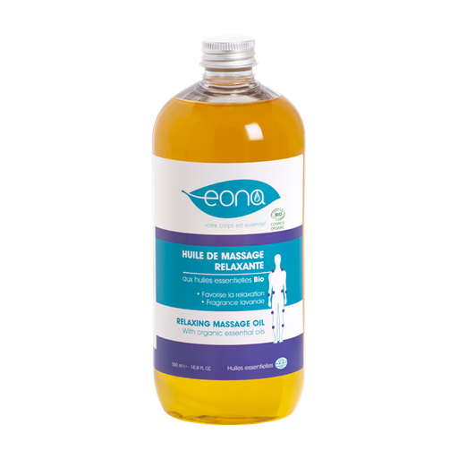 [CRARHR00001] Huile de massage relaxante bio Eona 500 ml