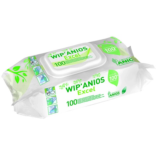 [DSARLW000030] Lingettes WIP'ANIOS Excel sachet distributeur de 100 lingettes